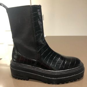 Zara chunky boots